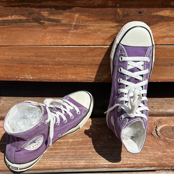 Converse Violet High-Top Sneakers - Picture 9 of 13